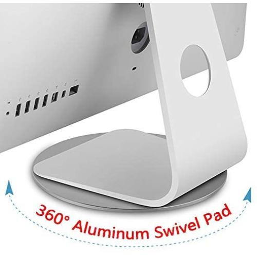 360° Aluminum Rotation Monitor Swivel Base for Apple iMac All in one Computer Dock Laptop Screen Stand Disply Rotating Mount