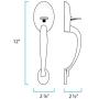 MiLocks BDF-02OB Electronic Touchpad Entry Keyless Deadbolt Handleset Combo