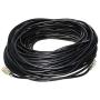 200 ft Extension Cord 10/3 SJTW with Lighted end - Black - Indoor/Outdoor Heavy Duty Extra Durability 10 AMP 125 Volts 1875 Watts by LifeSupplyUSA