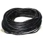 (2-pack) - 200 ft Extension Cord 10/3 SJTW with Lighted end - Black - Indoor/Outdoor Heavy Duty Extra Durability 10 AMP 125 Volts 1875 Watts by LifeSupplyUSA