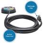 Kensington Smartsockets Surge Protector with 16 Cord and 4 USB Charging Ports (K64494NA) Black