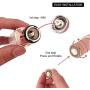 Gift2U Facial Hair Remover Replacement Heads, 6pcs Rose Gold Electronic Shaver Head Cutter Replacement with 18K Gold-Plated Blade Cover for Face, Leg, Armpit, Back, etc