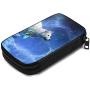 Hxuedan Ice and Fire Wolf Head The Data Cable Storage Bag is A Portable and Independent Design SuitableVFor Travelers to Place The Data Cable, Earphone and Electronic Product Data Cable Storage Bag
