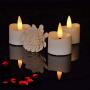 Aulaygo LED Flameless Tealight Candles 12pcs Warm White Electronic Tea Lights with Timer Battery Operated 6hrs On 18 Hrs Off for Christmas Halloween Thanksgiving Home Wedding Party Decor