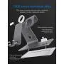 Bestand 3 in 1 Stand Holder for iPhone Mobile Phone iWatch and Charging Stand for Airpods Only, Grey (Patented, Airpods Charging Case NOT Contained)