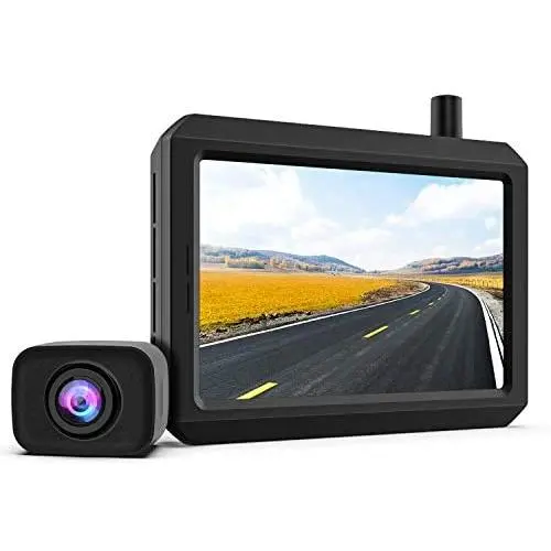 720P HD Wireless Backup Camera, Support 2 Cameras with Digital Wireless Signal, Waterproof Rear View Camera, 5″ TFT-LCD HD Monitor Ideal for SUV/Van/Trucks/Mini RV/Pickup (BOSCAM K7 Pro) 720P HD Wireless Backup Camera, Support 2 Cameras with Digital Wireless Signal, Waterproof Rear View Camera, 5″ TFT-LCD HD Monitor Ideal for SUV/Van/Trucks/Mini RV/Pickup (BOSCAM K7 Pro)