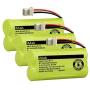 iMah Ryme B1-2 BT166342 BT266342 BT183342 BT283342 Cordless Phone Batteries Compatible with Vtech CS6114 CS6429 CS6719-2 AT&T EL5210 EL51203 Handset Telephone, Pack of 3