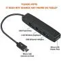 AuviPal 3-Port Micro USB OTG Hub Adapter (3 USB Ports + Power Port) for TV Stick 4K, Playstation Classic, Raspberry Pi Zero, Sega Genesis Mini, S/NES Classic Mini and More - 2 Pack