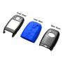 TANGSEN Key Fob Case for KIA OPTIMA RIO SORENTO 4 Button Keyless Entry Remote Carbon Fiber Pattern ABS Blue Silicone Cover