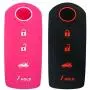 Coolbestda 2Pcs Rubbber 4buttons Smart Key Fob Remote Cover Case Protector Keyless Skin Jacket Holder for Mazda 3 6 CX-5 CX-7 CX-9 MX-5 Miata Coolbestda 2Pcs Rubbber 4buttons Smart Key Fob Remote Cover Case Protector Keyless Skin Jacket Holder for Mazda 3 6 CX-5 CX-7 CX-9 MX-5 Miata