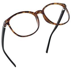 LifeArt Anti Fog Blue Light Blocking Glasses, Anti Eyestrain, Computer Reading Glasses, Gaming Glasses, TV Glasses for Women Men, Anti Glare (Tortoise, No Magnification)