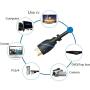 50ft (15.2M) High Speed HDMI Cable Male to Male with Ethernet Black (50 Feet/15.2 Meters) Supports 4K 30Hz, 3D, 1080p and Audio Return CNE59007