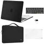 MOSISO Compatible with MacBook Pro 13 inch Case 2016-2020 Release A2338 M1 A2289 A2251 A2159 A1989 A1706 A1708, Plastic Hard Shell Case&Bag&Keyboard Skin&Webcam Cover&Screen Protector, Black MOSISO Compatible with MacBook Pro 13 inch Case 2016-2020 Release A2338 M1 A2289 A2251 A2159 A1989 A1706 A1708, Plastic Hard Shell Case&Bag&Keyboard Skin&Webcam Cover&Screen Protector, Black