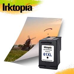 Inktopia Remanufactured Replacement for HP 61XL 61 XL Ink Cartridge High Yield for HP Envy 4500 5530 5534 5535 Deskjet 2540 1000 1010 1512 1510 3050 Officejet 4630 2620 4635 Single Pack (1 Black)