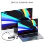 Satechi Aluminum Multi-Port Adapter V2 - 4K HDMI (60Hz), Gigabit Ethernet, USB-C Charging, SD/Micro Card Readers, USB 3.0 - Compatible with 2020 MacBook Air, 2020 MacBook Pro (Space Gray)