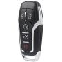 Dewangli Keyless Entry Key Fob Case Shell Fit for Ford Edge Explorer Mustang Fusion 2015 2016 2017 (M3N-A2C31243300) 5 Button(Pack of 2)