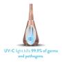TAO Clean Sonic Toothbrush and Cleaning Station Electric Toothbrush with Patented Docking Technology, Ergonomic Handle, Dual Speed Settings, Rose Gold
