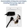 Legrand, Home Office & Theater, Home Theater, In Wall TV Power Kit, White, 5.1, HT2102WHV1