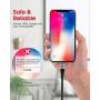 6ft iPhone Charger, 2 Pack Green Lightning Cable 6 Foot Nylon Braided USB Charging & Syncing Long iPhone Charger Cord 6 feet Compatible with iPhone Xs/XR/XS Max/X/7/7Plus/8/8Plus/6S/6SPlus…