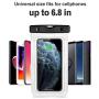 Mpow 097 Universal Waterproof Case, IPX8 Waterproof Phone Pouch Dry Bag Compatible for iPhone 11/11 Pro Max/Xs Max/XR/X/8/8P Galaxy up to 6.8'', Phone Pouch for Beach Kayaking Travel or Bath (2 Pack)