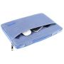 MacBook Air 11 Inch Case Bundle 5 in 1,iCasso Ultra Slim Plastic Hard Cover with Canvas Sleeve,Screen Protector,Keyboard Cover & Dust Plug for MacBook Air 11 Inch Model A1370/A1465 - Serenity Blue
