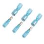 PONFY 100PCS Heat Shrink Bullet Connectors, Heat Shrink Female & Male Connectors Bullet Terminals, Insulated Waterproof Marine Crimp Automotive Connectors Wire Splice Connectors Kits