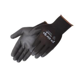 Liberty P-Grip Ultra-Thin Polyurethane Palm Coated Glove with 13-Gauge Nylon/Polyester Shell, Small, Black (Pack of 12)