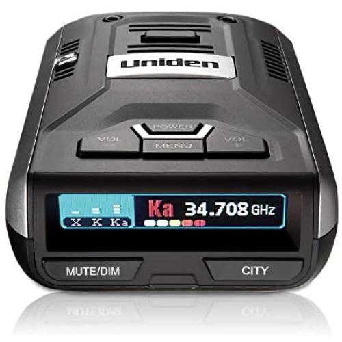 Uniden R1 Extreme Long Range Radar Laser Detector 360 Degree, DSP, Voice Alert Silver
