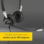 Jabra 2400 II QD Duo NC Wired Headset - Black