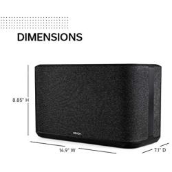 Denon Home 350 Wireless Speaker (2020 Model) | HEOS Built-in, AirPlay 2, and Bluetooth | Alexa Compatible | Stunning Design | Black