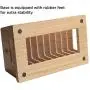 MobileVision Bamboo Device Organizer for Smartphones, Tablets and Laptops, 10 Slots