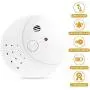 Photoelectric Smoke Detector Fire Alarm Battery-Operated 2 Pack