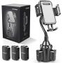 [Upgraded] Car Cup Holder Phone Mount Adjustable Gooseneck Automobile Cup-Holder-Phone-Car-Mount for iPhone 11 Pro/XR/XS Max/X/8/7 Plus/6s/Samsung S10+/Note 9/S8 Plus/S7 Edge(Grey)