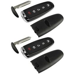 Shell Case Key Fob Keyless Entry Remote fits Ford Edge Expedition Explorer Flex Focus Taurus Lincoln MKX MKS MKT Navigator 2011 2012 2013 2014 2015 2016 (M3N5WY8609), Set of 2