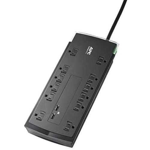 APC Surge Protector Power Strip with USB Ports, P12U2, 4320 Joule, 12 Outlet Surge Protector