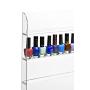 AMT Acrylic Nail Polish Racks for The Wall. Clear Nail Polish Display. Young Living Essential Oils Organizer. Holds up to 96 Btls. Plus a Microfiber Cloth for Cleaning Purposes (6 Tier /2 Pack)