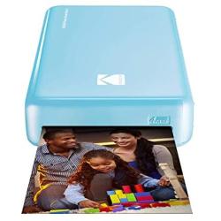Kodak Mini 2 HD Wireless Portable Mobile Instant Photo Printer, Print Social Media Photos, Premium Quality Full Color Prints – Compatible w/iOS & Android Devices (Blue)