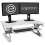 Ergotron WorkFit-TL, Sit-Stand Desk Converter | White, 37.5'' Wide | for Tabletops