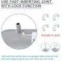 boeray 6W 0.5 GPM Whole House Water Clean System with 2 pcs Lamp,1 pcs Quartz Sleeve 1 pcs Electronic Ballast