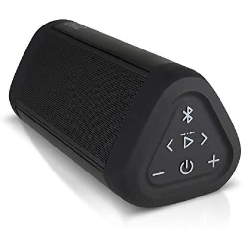 OontZ Angle 3 Ultra Waterproof 5.0 Bluetooth Speaker, 14 Watts, Hi-Quality Sound & Bass, 100 Ft Wireless Range, Play 2, 3 or More Speakers Together, OontZ App, Bluetooth Speakers (Black)