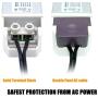 PLUSPOE 12V 30W Power Supply Driver TRIAC Dimmable Transformer for LED Flexible Strip Light (Works with Standard Wall AC Dimmers)
