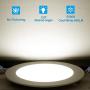 Drart 6 Inch Ultra-Thin Recessed Lighting Low Profile Slim Panel Downlight with Junction Box, Dimmable Air Tight 12W Ceiling Light, No Flickering, 100W Equiv, ETL& Energy Star Listed 5000K