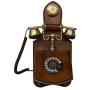Opis 1921 Cable Model D: The Old-Fashioned Wall-Mounted Wooden Telephone with Metal Parts