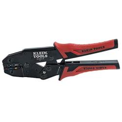 Klein Tools 3005CR Wire Crimper Tool, Ratcheting Insulated Terminal Crimper for 10 to 22 AWG Wire