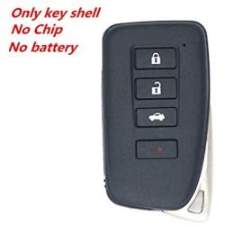 WFMJ 4 Buttons Remote Smart Key Case Chain Shell Fob for Lexus GS350 GS450h ES300h ES350 IS250 IS350 RC350