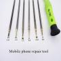 Screwdriver 6 in 1 double head multifunction screwdriver set 1.5MM/0.8MM/2.0MM/T2/T4/T5/T6 for repairing Mobile phone and electronic product