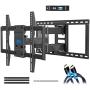 Mounting Dream Full Motion TV Mount UL Listed TV Wall Mount Bracket for 42-75 Inch TVs, Premium Wall Mount TV Bracket, Fits 16, 18, 24 inch Studs with Articulating Arm, VESA 600x400mm, 132 lbs MD2298