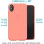 Speck Products CandyShell Fit iPhone Xs Max Case, Apricot Peach/Apricot Peach
