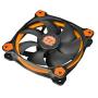 Thermaltake Ring 12 High Static Pressure 120mm Circular LED Case Radiator Cooling Fan CL-F038-PL12OR-A Orange