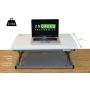 CHANGEdesk Mini - Affordable Height Adjustable Stand Up Desk Conversion and Laptop Standing Desk Converter (2 Pack | White)